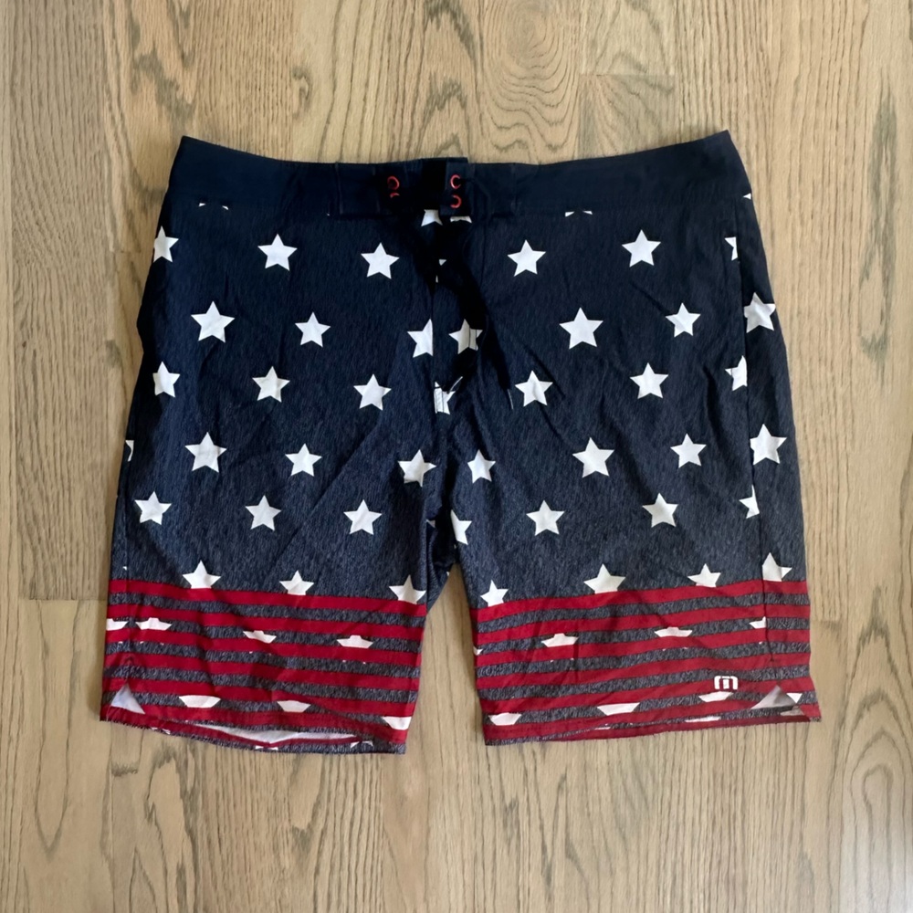Travis Matthew board shorts, size 36